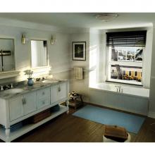 Maax Canada 101056-004-001-100 - Topaz 65.75 in. x 36 in. Alcove Bathtub with Hydromax System End Drain in White