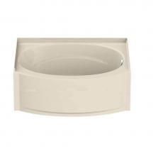 Maax Canada 102784-R-103-004 - Islander AFR - DTF 60 in. x 38 in. Alcove Bathtub with Aeroeffect System Right Drain in Bone