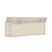 Maax Canada 102937-000-004-002 - Vichy ASY 59.875 in. x 42.875 in. Corner Bathtub with Right Drain in Bone