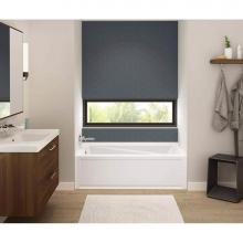 Maax Canada 105546-000-001-104 - Exhibit IFS AFR DTF 59.75 in. x 30 in. Alcove Bathtub with Left Drain in White