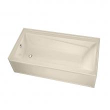 Maax Canada 105546-R-000-004 - Exhibit IFS AFR DTF 59.75 in. x 30 in. Alcove Bathtub with Right Drain in Bone