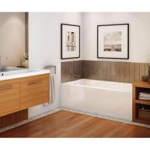 Maax Canada 105735-000-001-001 - Rubix 65.75 in. x 32 in. Alcove Bathtub with Left Drain in White