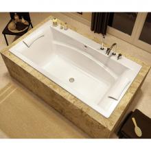 Maax Canada 105743-054-001-000 - Optik C 66 in. x 36 in. Drop-in Bathtub with Hydrofeel System Center Drain in White