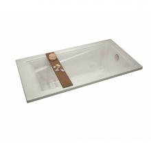 Maax Canada 106170-002-007 - Exhibit 59.875 in. x 36 in. Drop-in Bathtub with End Drain in Biscuit