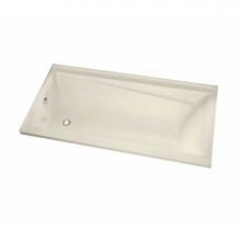 Maax Canada 106171-L-002-004 - Exhibit IF 59.875 in. x 36 in. Alcove Bathtub with Left Drain in Bone