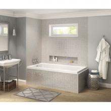 Maax Canada 106199-R-000-001 - Pose IF 59.625 in. x 29.875 in. Corner Bathtub with Right Drain in White