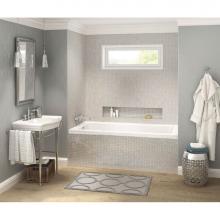 Maax Canada 106204-L-000-001 - Pose IF 65.75 in. x 31.75 in. Alcove Bathtub with Left Drain in White