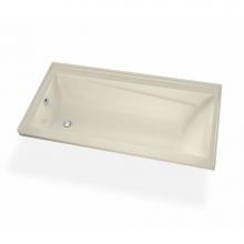 Maax Canada 106227-R-103-004 - Exhibit IF DTF 59.875 in. x 36 in. Alcove Bathtub with Aeroeffect System Right Drain in Bone