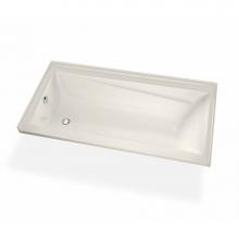 Maax Canada 106230-L-000-007 - Exhibit IF DTF 59.875 in. x 42 in. Alcove Bathtub with Left Drain in Biscuit