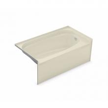 Maax Canada 145015-R-000-004 - TOF-3260 AFR 59.75 in. x 33 in. Alcove Bathtub with Right Drain in Bone