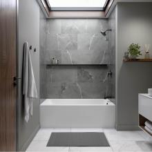 Neptune Entrepreneur Canada 220192-000-001-201 - PIA bathtub 32x60 with Tiling Flange and Skirt, Left drain, White