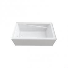 Neptune Entrepreneur Canada 220164-000-001-102 - AZEA bathtub 32x60 AFR with Tiling Flange and Skirt, Right drain, White AZEA3260 BJD AFR