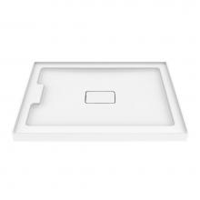 Zitta Canada B4836CREL1 - Shower tray column left flange 48x36 white