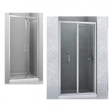 Zitta Canada DNU3200ASTC21 - Nauha 32chrome clear straight shower door