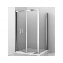 Zitta Canada DNU3600ASTC21 - Nauha 36  chrome clear straight shower door