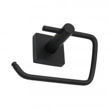 HOMEnhancements 21000 - Square Style Euro Paper Holder - Matte Black(US19)