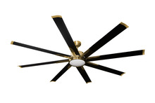 HOMEnhancements 20391 - Barecelona 8-Blade 72" CG Fan Matte Black Blades