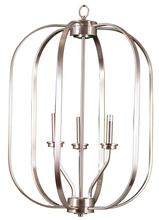 HOMEnhancements 15924 - Victoria Series 3-Light Medium Entry Cage - NK