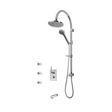 Rubi RLA815ECC - Evita/Hadria 1/2'' Therm. Shower Set 2 Way Div. Xvtr69S Cc