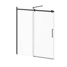 Rubi RLEK7278PCBK - Leman Sliding Shower Door 72'' X 78'' Matte Black