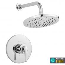 American Standard Canada TU105507.002 - Studio® S 1.8 gpm/6.8 L/min  Shower Trim Kit With Rain Showerhead, Double Ceramic Pressure Ba