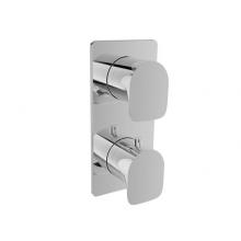 BARiL T04-9521-00-CC - Trim only for thermostatic pressure balanced shower control valve with 2-way diverter