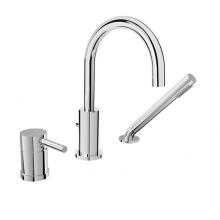 BARiL B66-1369-03-BB-150 - 3-Piece Deck Mount Tub Filler With Hand Shower