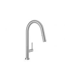 BARiL CUI-9340-02L-BB-150 - High Single Hole Kitchen Faucet With 2-Function Pull-Down Spray