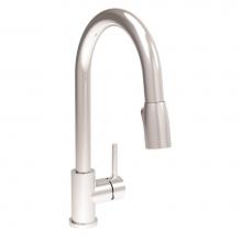 BARiL CUI-9540-09L-KK-150 - Modern single hole kitchen faucet with single lever and 2-function pull-down spray