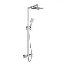 BARiL PRO-1401-03-BB - Complete Thermostatic Shower Kit On Pillar (Shared Ports)