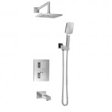 BARiL PRO-4396-10-KK - Complete thermostatic pressure balanced shower kit