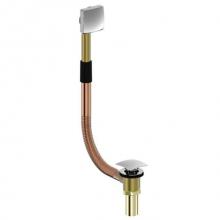 BARiL REN-2008-44-VV - 20'' brass push-button waste and overflow drain