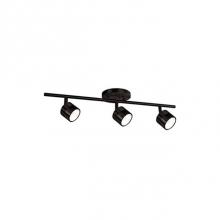 Kuzco TR10022-BZ - Modern Led Fixed Track Fixture With Three Die Cast Aluminum Heads And Frosted Glass Diffusers.