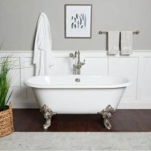 Maidstone 2201MDE-69-7-3 - Eperney Cast Iron Clawfoot Double Ended Tub - No Faucet Drilling