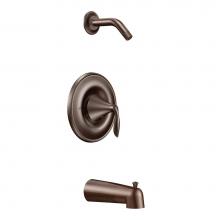 Moen Canada T2133NHORB - Eva 1-Handle PosiTemp Tub and Shower Trim Kit in Oil Rubbed Bronze (Valve Not Included)