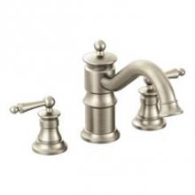 Moen Canada TS214BN - Brushed nickel two-handle high arc roman tub