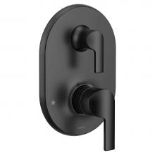 Moen Canada UTS2611BL - Doux Matte Black M-Core 3-Series With Integrated Transfer Valve Trim