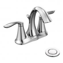 Moen Canada 6410 - Eva Chrome Two-Handle High Arc Bathroom Faucet