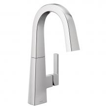 Moen Canada S55005 - Nio Chrome One-Handle High Arc Bar Faucet