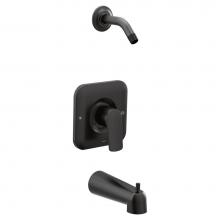 Moen Canada T2813NHBL - Rizon Matte Black Posi-Temp Tub/Shower