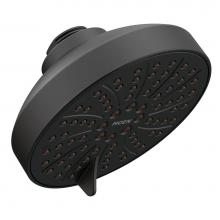 Moen Canada 6512EPBL - Matte Black Six-Function 4.5'' Diameter Spray Head Eco-Performance Showerhead