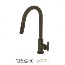 Tenzo BE130-F-MB - Single-Handle Kitchen Faucet Bellacio With Pull-Down & 2-Function Hand Shower Matte Black