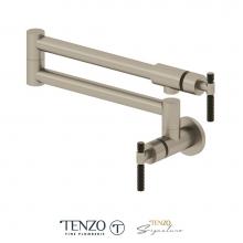 Tenzo BE160-C-SS-MB - Pot Filler Faucet Bellacio Stainless Steel / Matte Black