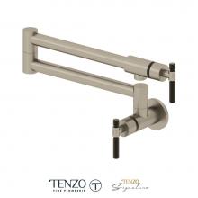 Tenzo BE160-F-SS-MB - Pot Filler Faucet Bellacio Stainless Steel / Matte Black