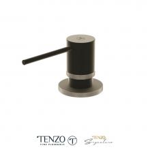 Tenzo SD-BE-01-F-MB-SS - Soap Dispenser Bellacio Matte Black / Stainless Steel