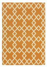 Company C Rugs 19011-MANG-4X6 - CRISSCROSS FLATWEAVE RUG-MANGO 4X6