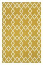 Company C Rugs 19011-SUN-4X6 - CRISSCROSS FLATWEAVE RUG-SUN 4X6