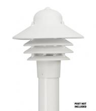 Wave Lighting S75TC-LR12W-WH - NAUTICAL POST MOUNT