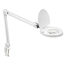 Dainolite DMLED10-A-WH - 8W LED Magnifier Lamp, White Finish