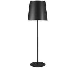 Dainolite MM681F-BK-797 - 1 Light Black Floor Lamp w/ Black Drum Shade